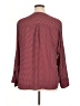 Express Outlet 100% Polyester Burgundy 3/4 Sleeve Blouse Size XL - photo 2