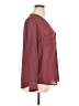 Express Outlet 100% Polyester Burgundy 3/4 Sleeve Blouse Size XL - photo 4