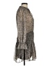 Zara Animal Print Silver Cocktail Dress Size M - photo 4