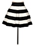 Touch Me 100% Polyester Stripes Black Casual Skirt Size L - photo 1