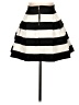 Touch Me 100% Polyester Stripes Black Casual Skirt Size L - photo 2