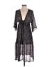Blu Moon Paisley Black Casual Dress Size S (estimated) - photo 1