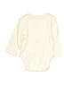Assorted Brands 100% Cotton Ivory Long Sleeve Onesie Size 3-6 mo - photo 2