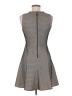 Zara Chevron-herringbone Gray Cocktail Dress Size M - photo 2