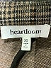 Heartloom Plaid Brown Coat Size XS - photo 6