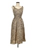 Shein Animal Print Tan Casual Dress Size 6 - photo 1