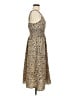 Shein Animal Print Tan Casual Dress Size 6 - photo 4