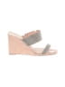 Just Fab Pink Tan Wedges Size 10 - photo 1