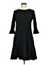 Simlu Solid Black Casual Dress Size M - photo 1