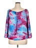 Unbranded Tie-dye Purple 3/4 Sleeve Blouse Size XL - photo 1