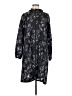 Joe Fresh 100% Polyester Black Casual Dress Size M - photo 1