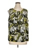 Cj Banks 100% Polyester Green Sleeveless Blouse Size 1X - photo 1