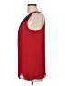Sunny Leigh 100% Polyester Red Sleeveless Blouse Size L - photo 5