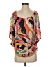 Trina Turk 100% Silk Orange Blouse Size S (estimated) - photo 1