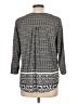 Croft & Barrow Gray 3/4 Sleeve Blouse Size L - photo 2