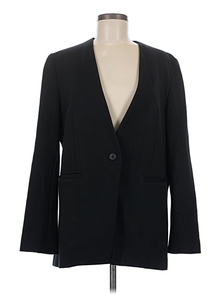 Pre-owned Spanx Blazer Jacket In Black