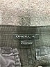 O'Neill Plaid Black Gray Cargo Shorts Size 25 - photo 3