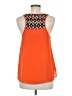 Le Sample Orange Sleeveless Blouse Size M - photo 2