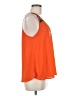 Le Sample Orange Sleeveless Blouse Size M - photo 4