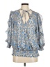 Parker Blue 3/4 Sleeve Blouse Size M - photo 1