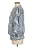Parker Blue 3/4 Sleeve Blouse Size M - photo 5