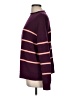 Candace Cameron Bure Stripes Burgundy Pullover Sweater Size M - photo 5