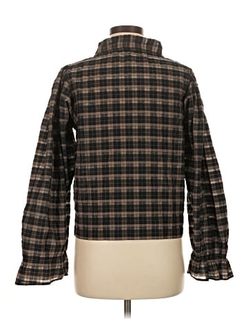 Ganni Long Sleeve Blouse (view 2)