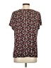 Unbranded Burgundy Short Sleeve Blouse Size XL (estimated) - photo 2