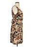 Assorted Brands 100% Rayon Tropical Brown Cocktail Dress Size XXS - photo 4