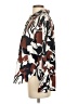 Chico's Print Brown Long Sleeve Blouse Size Sm (0.5) - photo 5