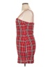 Shein Plaid Red Cocktail Dress Size XL - photo 5