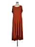 NY Collection Solid Brown Casual Dress Size 1X - photo 1