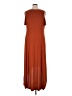 NY Collection Solid Brown Casual Dress Size 1X - photo 2