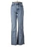 Zara Hearts Blue Jeans Size 2 - photo 1