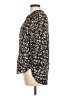 Eight Sixty Animal Print Black 3/4 Sleeve Blouse Size M - photo 5
