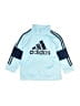 Adidas 100% Polyester Blue Track Jacket 12-18 MO / 18 MO - photo 1