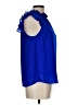 Monteau 100% Polyester Blue Sleeveless Blouse Size L - photo 4