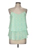 Annabelle 100% Polyester Green Sleeveless Top Size M - photo 1