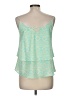 Annabelle 100% Polyester Green Sleeveless Top Size M - photo 2