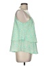 Annabelle 100% Polyester Green Sleeveless Top Size M - photo 4