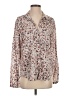 Bella Dahl 100% Rayon Animal Print Tan Long Sleeve Blouse Size S - photo 1