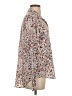 Bella Dahl 100% Rayon Animal Print Tan Long Sleeve Blouse Size S - photo 4