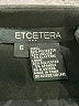 Etcetera Solid Black Formal Skirt Size 6 - photo 4