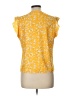 Unbranded 100% Polyester Yellow Sleeveless Blouse Size L - photo 2