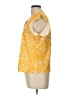 Unbranded 100% Polyester Yellow Sleeveless Blouse Size L - photo 5