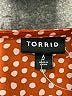 Torrid 100% Polyester Orange 3/4 Sleeve Blouse Size 2X Plus (2) - photo 7