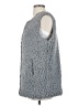 Jason Maxwell 100% Polyester Gray Faux Fur Vest Size S - photo 5