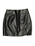 Superdown 100% Polyester Black Faux Leather Skirt Size XXS - photo 1