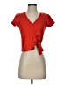 Madewell Red Short Sleeve Top Size XS - photo 1