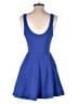 Express Solid Blue Cocktail Dress Size S - photo 2